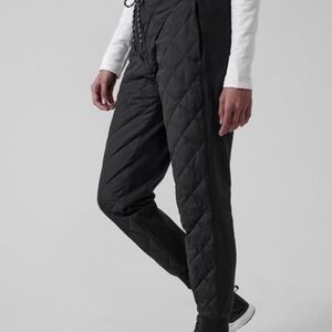 Athleta Apres Ski Pant Down Jogger size 2 black